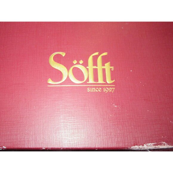 Sofft Malise Mint Green Open Toe Leather Strappy Sandals Cork Insoles 37 or 7 - Picture 3 of 4